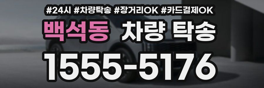 백석동 차량 탁송