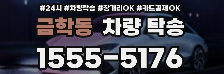 금학동 차량 탁송