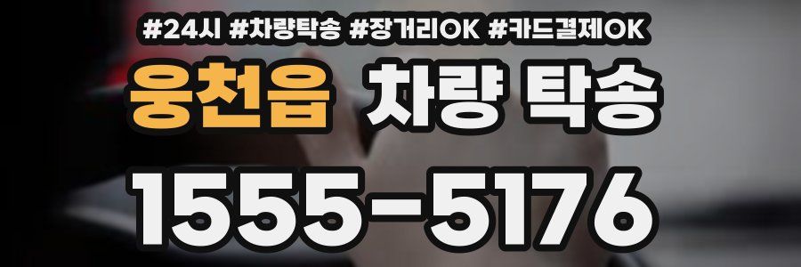 웅천읍 차량 탁송