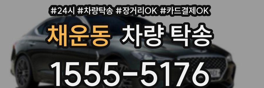 채운동 차량 탁송