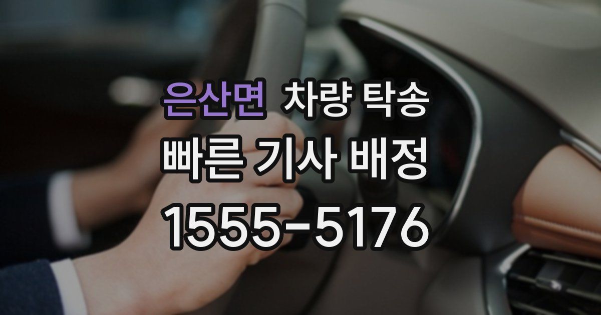 은산면 차량 탁송