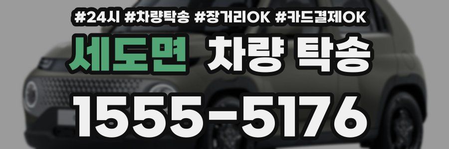 세도면 차량 탁송