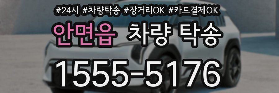 안면읍 차량 탁송