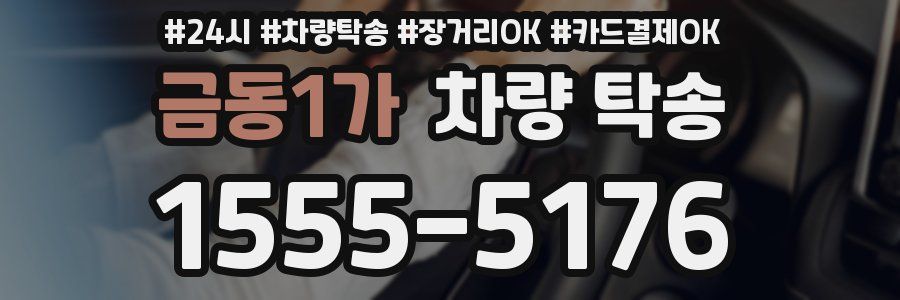 금동1가 차량 탁송