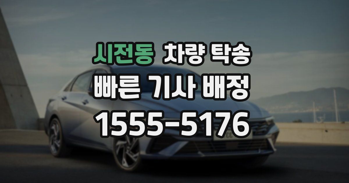 시전동 차량 탁송