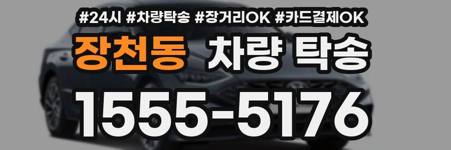 장천동 차량 탁송