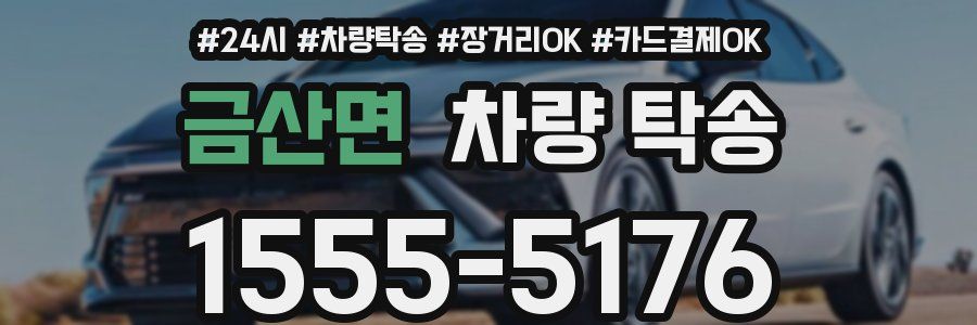 금산면 차량 탁송