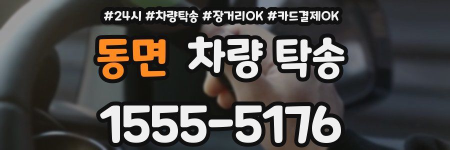 동면 차량 탁송