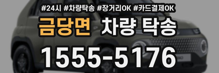 금당면 차량 탁송