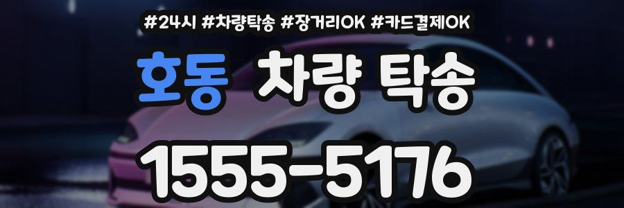 호동 차량 탁송