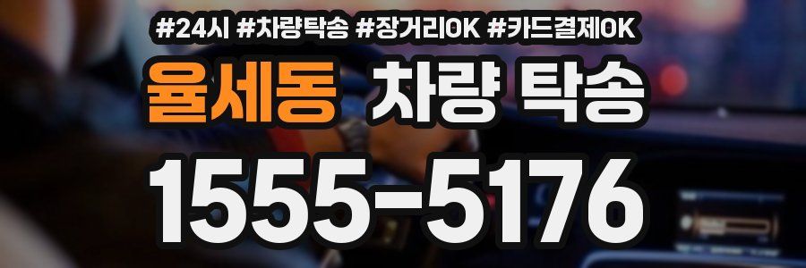 율세동 차량 탁송