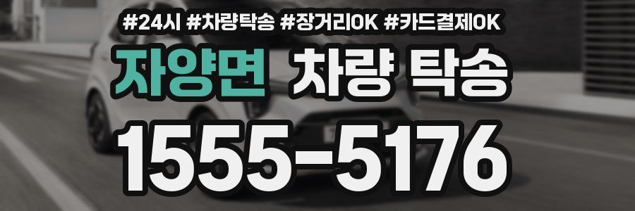 자양면 차량 탁송