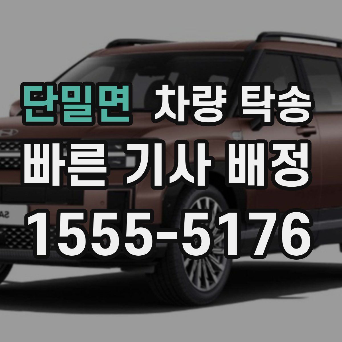 단밀면 차량 탁송