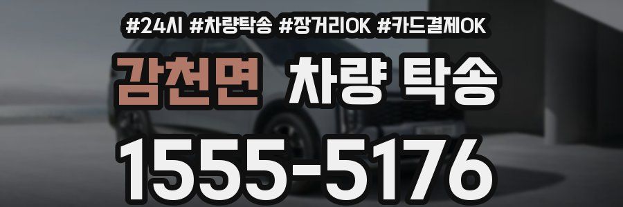 감천면 차량 탁송