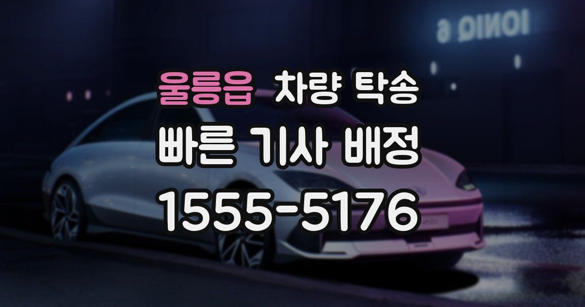 울릉읍 차량 탁송