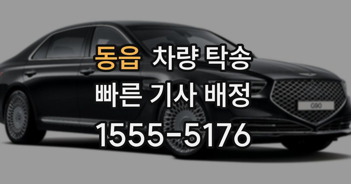 동읍 차량 탁송