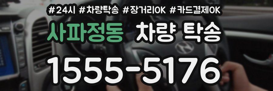 사파정동 차량 탁송