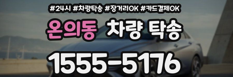 온의동 차량 탁송