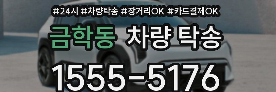 금학동 차량 탁송