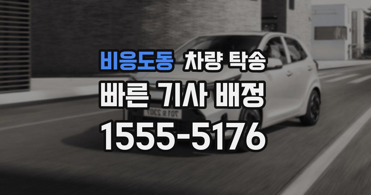 비응도동 차량 탁송