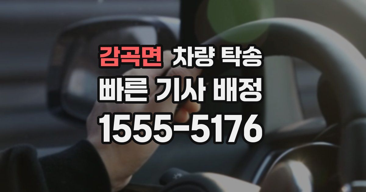 감곡면 차량 탁송