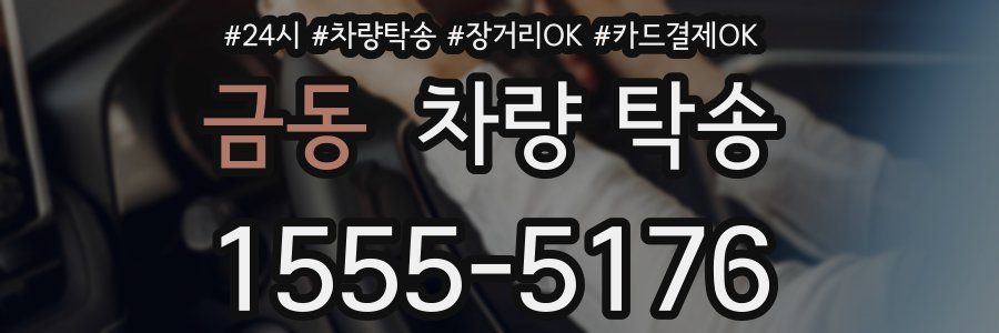 금동 차량 탁송