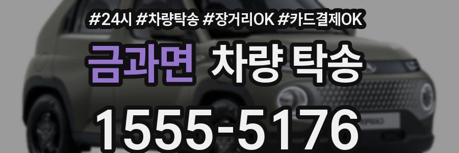 금과면 차량 탁송