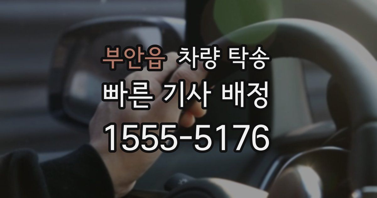 부안읍 차량 탁송