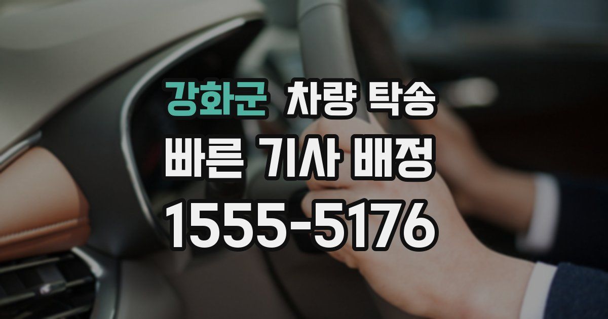 강화군 차량 탁송