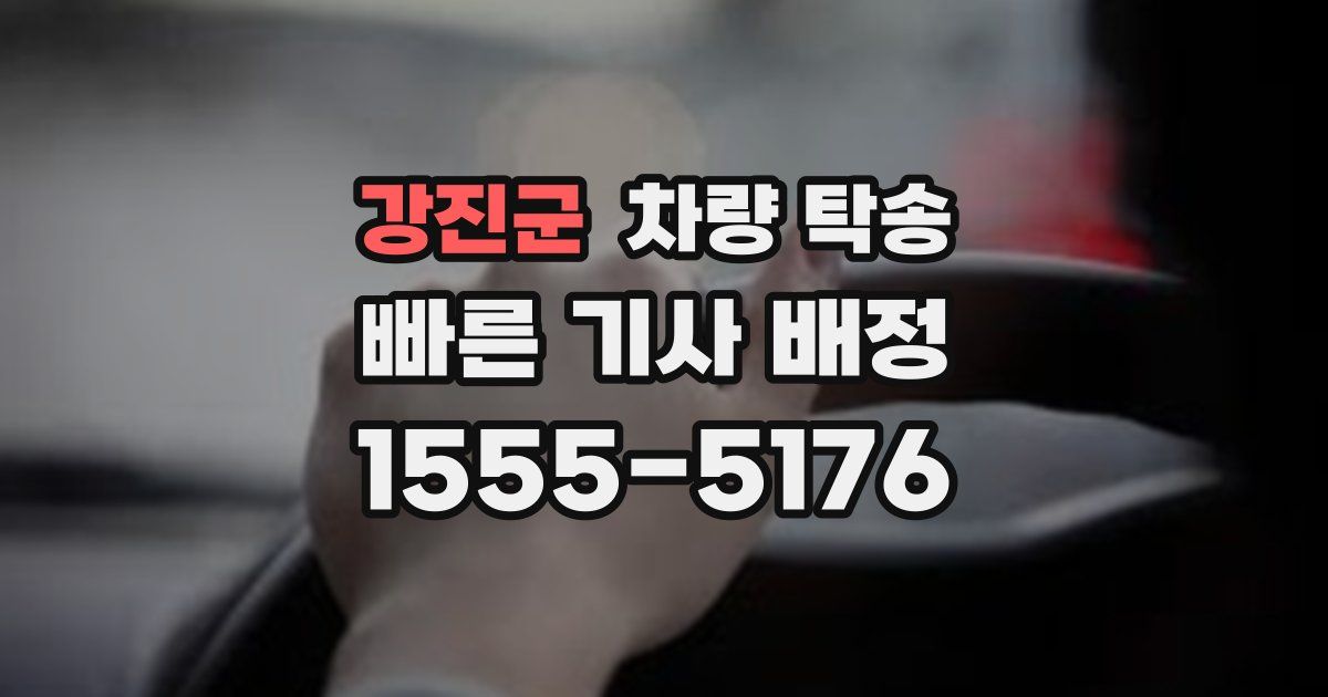 강진군 차량 탁송