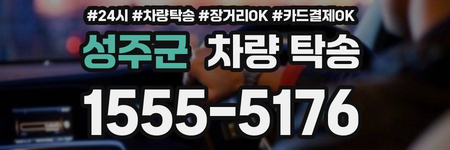 성주군 차량 탁송