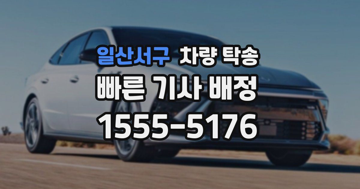 일산서구 차량 탁송