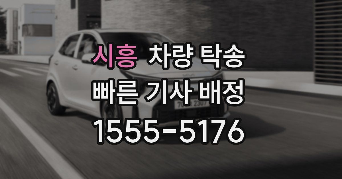 시흥 차량 탁송