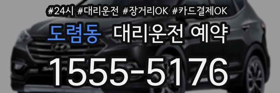 도렴동 대리운전 예약