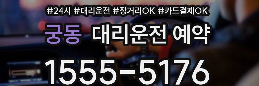 궁동 대리운전 예약