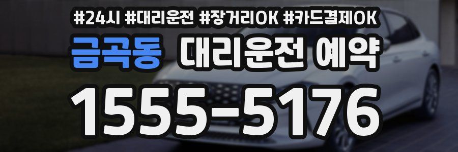 금곡동 대리운전 예약