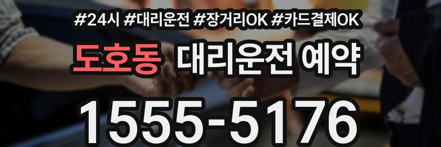 도호동 대리운전 예약