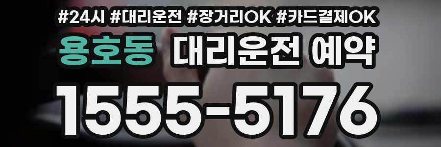 용호동 대리운전 예약