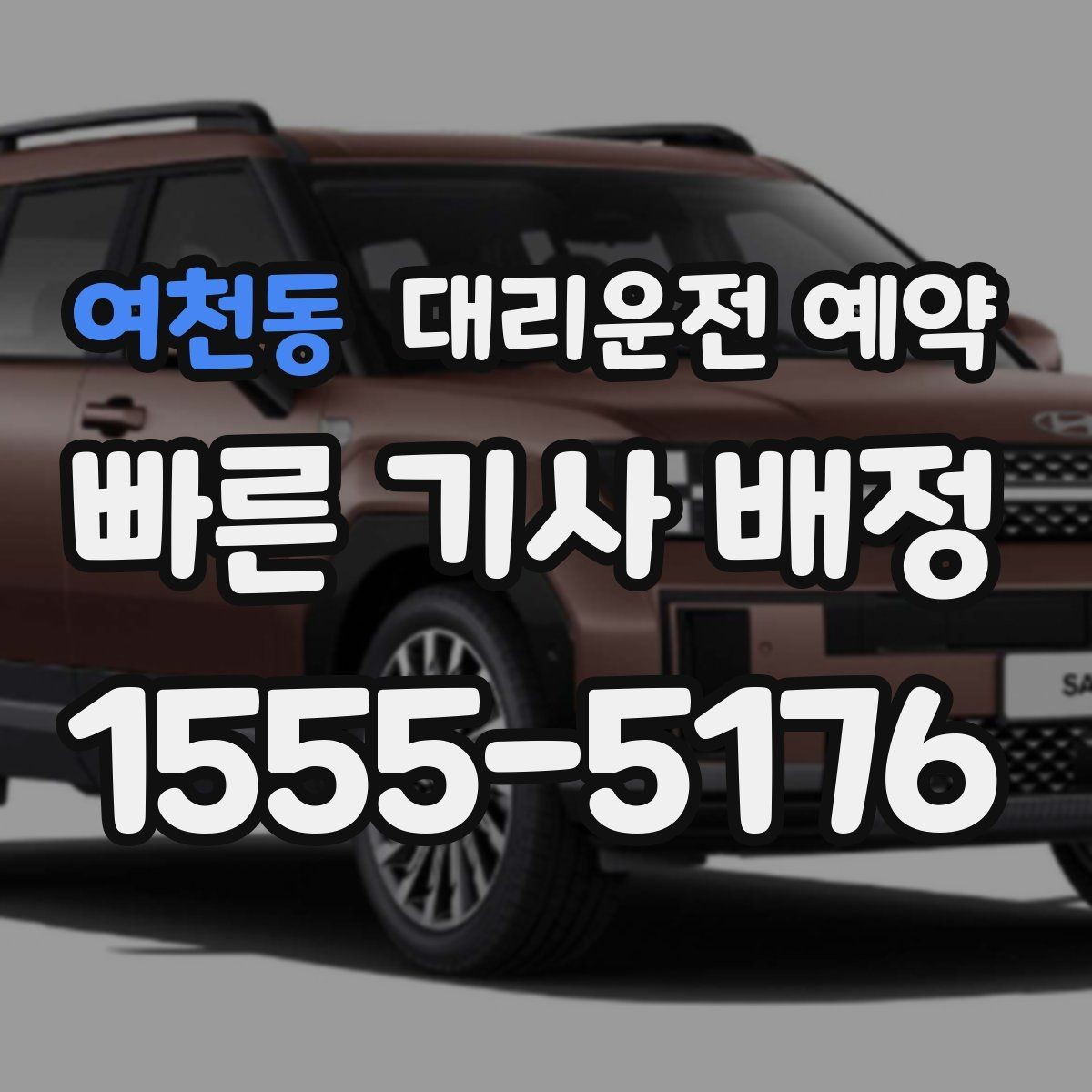 여천동 대리운전 예약 차량 정보는 어디까지 알려야 할까