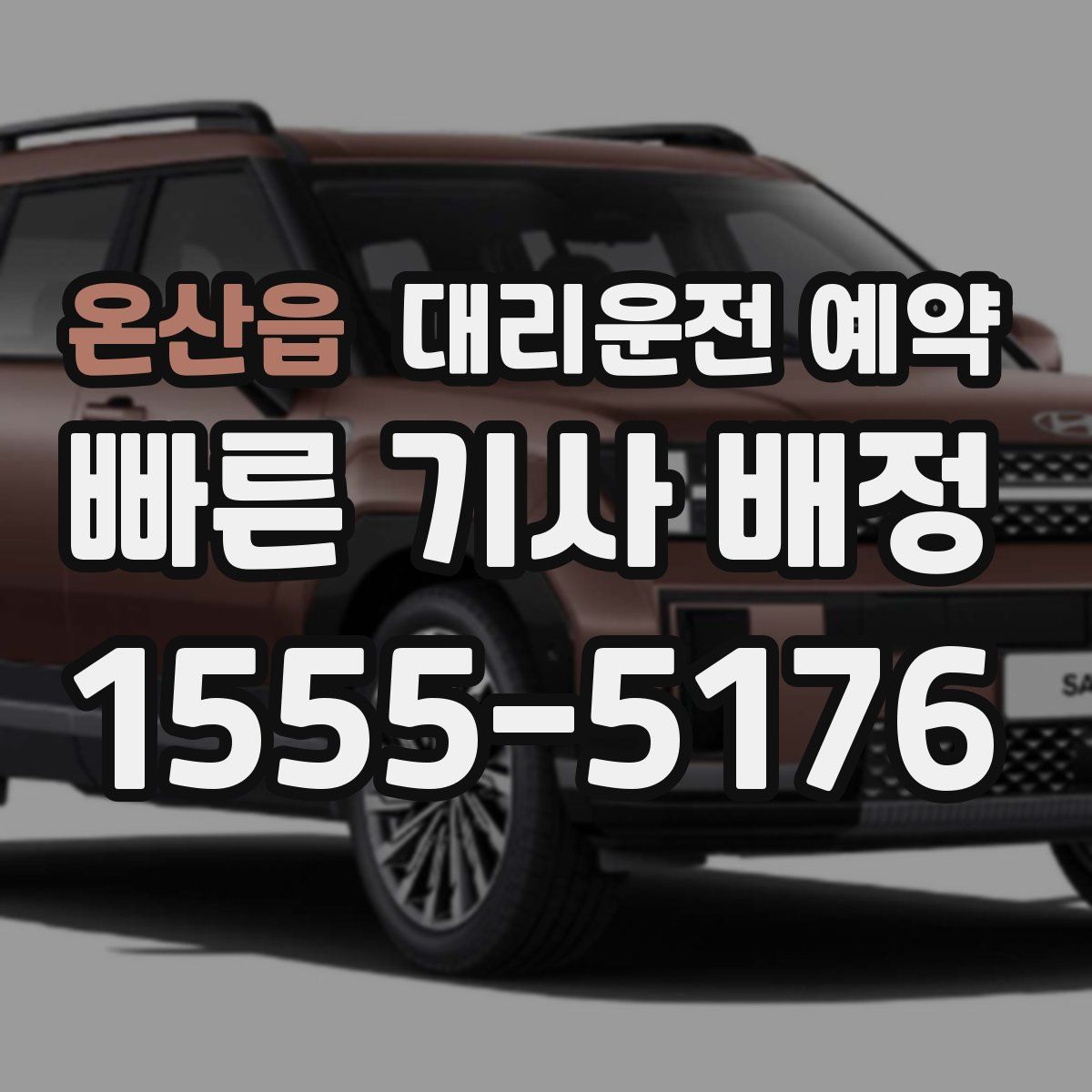 온산읍 대리운전 예약