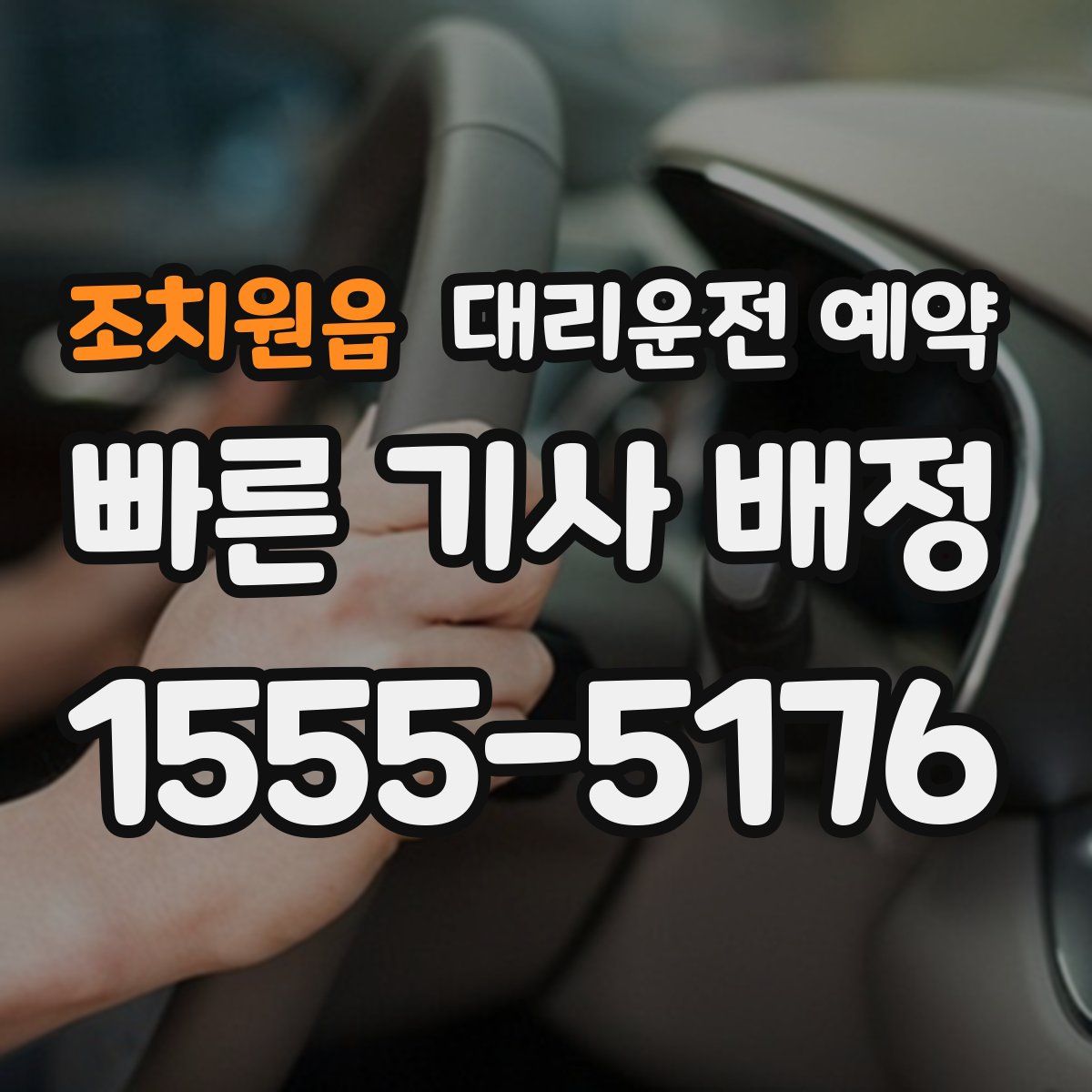 조치원읍 대리운전 예약