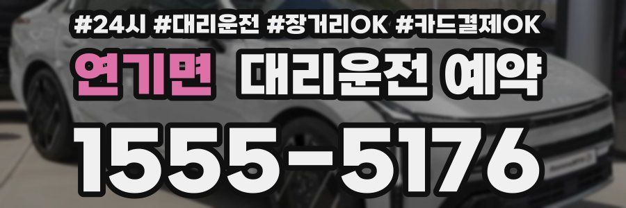 연기면 대리운전 예약