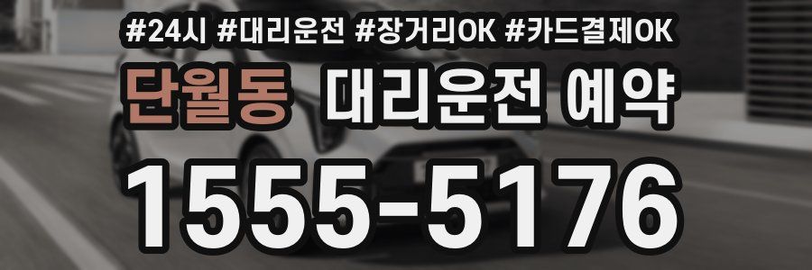 단월동 대리운전 예약