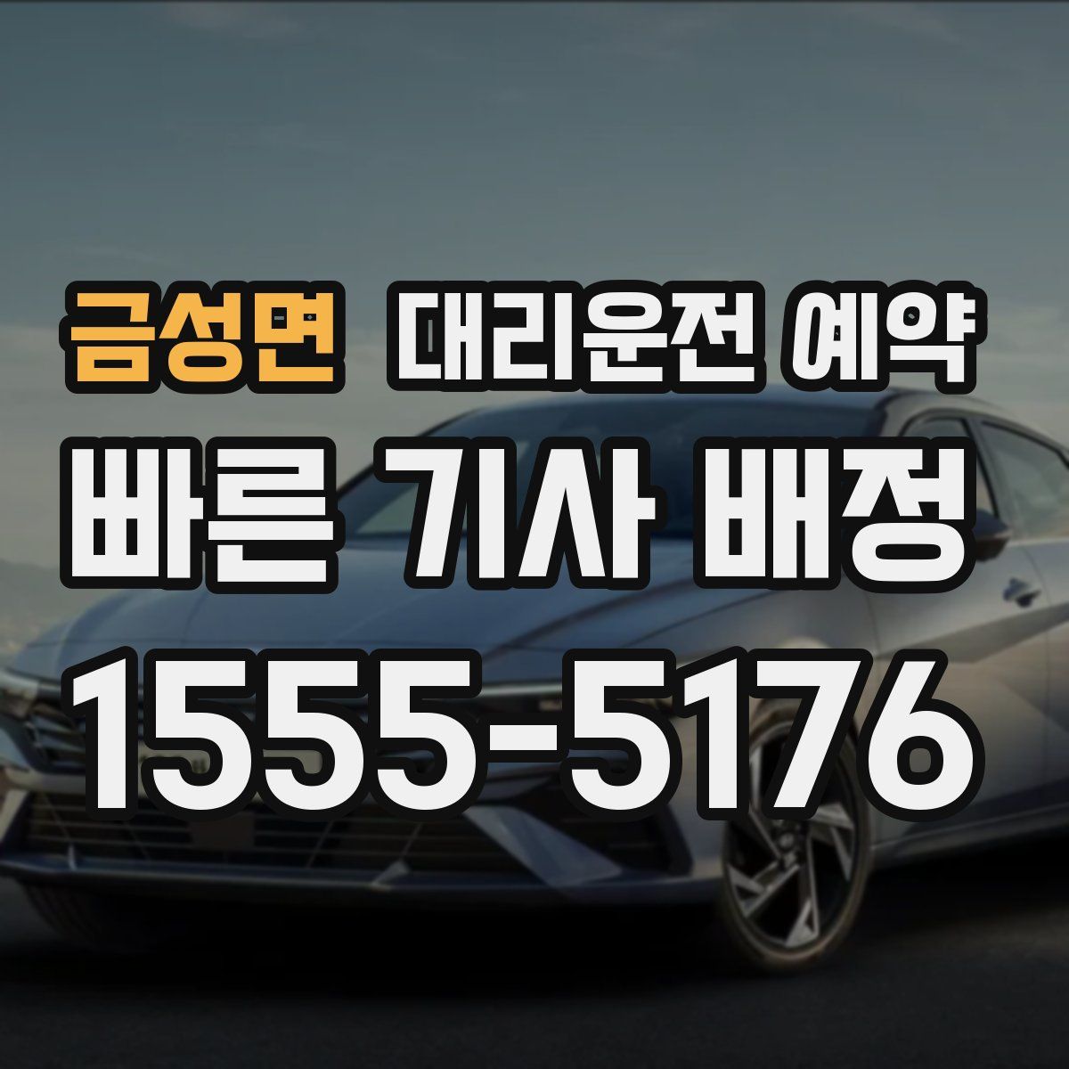 금성면 대리운전 예약