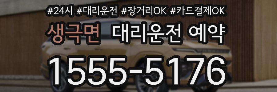 생극면 대리운전 예약