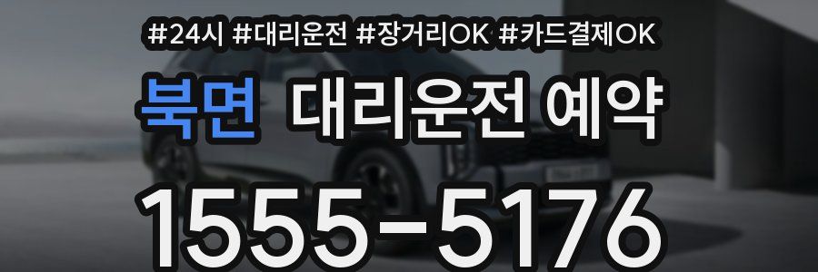 북면 대리운전 예약