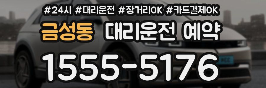 금성동 대리운전 예약