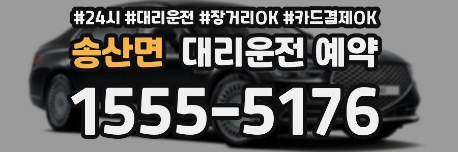 송산면 대리운전 예약