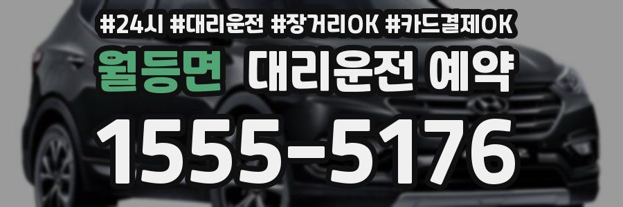 월등면 대리운전 예약