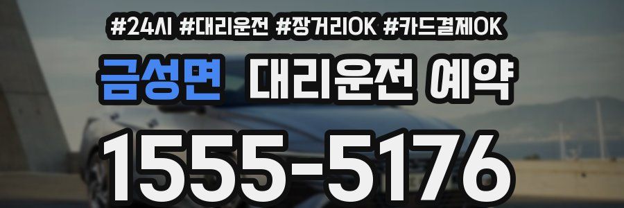 금성면 대리운전 예약